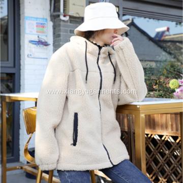 Grained Lamb Wool Thermal Jacket